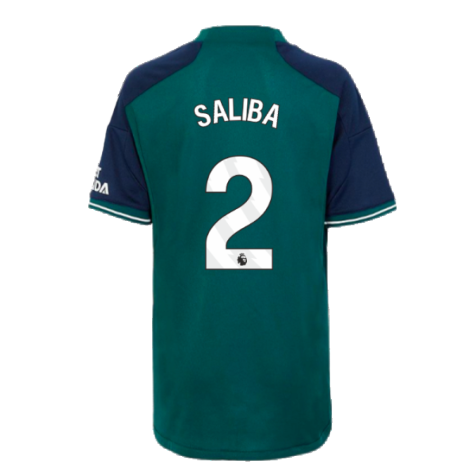 2023-2024 Arsenal Third Shirt (Kids) (Saliba 2)