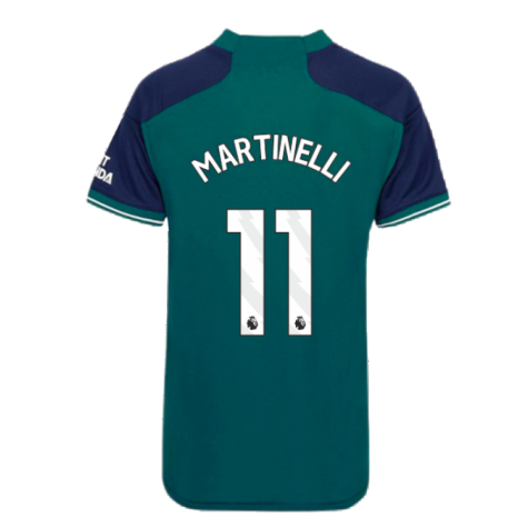 2023-2024 Arsenal Third Shirt (Ladies) (Martinelli 11)