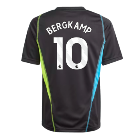 2023-2024 Arsenal Training Jersey (Black) - Kids (Bergkamp 10)