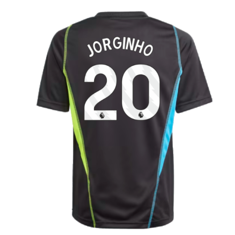 2023-2024 Arsenal Training Jersey (Black) - Kids (Jorginho 20)