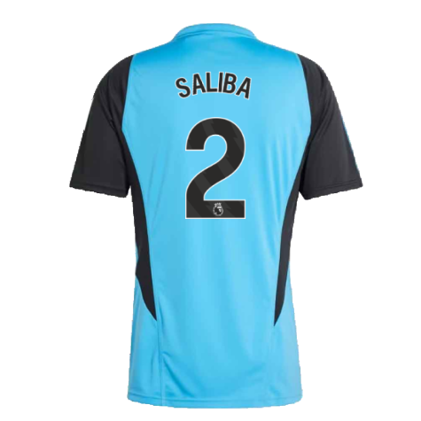 2023-2024 Arsenal Training Jersey (Pulse Blue) (Saliba 2)