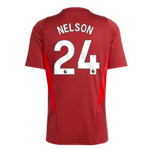 2023-2024 Arsenal Training Jersey (Red) (Nelson 24)