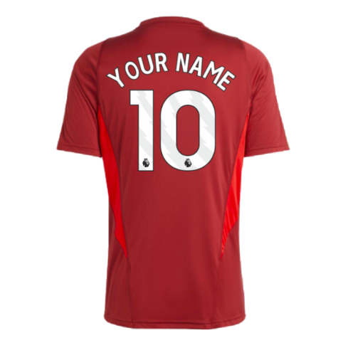 2023-2024 Arsenal Training Jersey (Red) (Your Name)