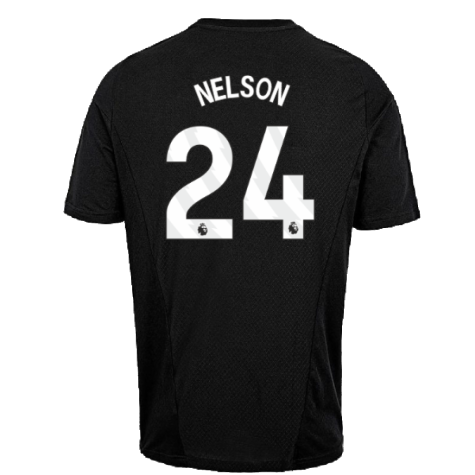 2023-2024 Arsenal Training Tee (Black) (Nelson 24)