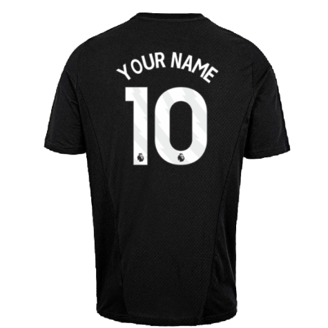 2023-2024 Arsenal Training Tee (Black) (Your Name)