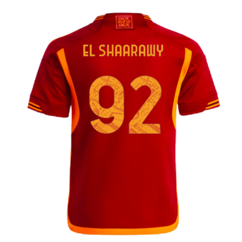 2023-2024 AS Roma Home Mini Kit (EL SHAARAWY 92)