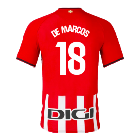 2023-2024 Athletic Bilbao Home Shirt (De Marcos 18)