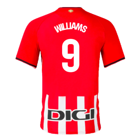 2023-2024 Athletic Bilbao Home Shirt (Kids) (Williams 9)