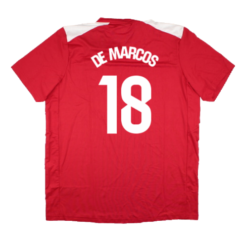 2023-2024 Athletic Bilbao Matchday Home T-Shirt (Red) (De Marcos 18)