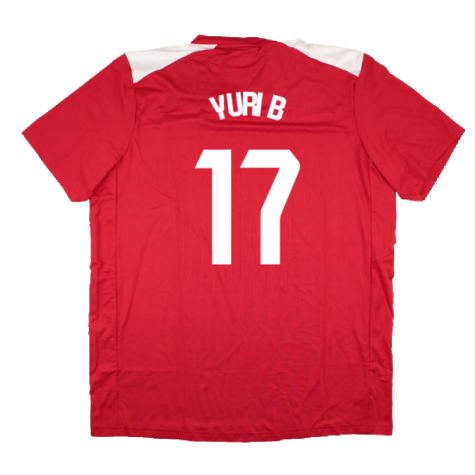 2023-2024 Athletic Bilbao Matchday Home T-Shirt (Red) (Yuri B 17)