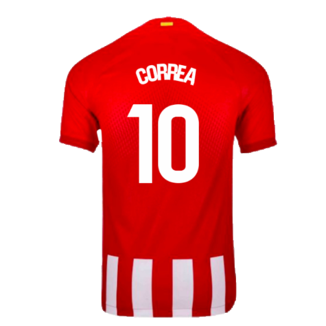 2023-2024 Atletico Madrid Home Shirt (Correa 10)