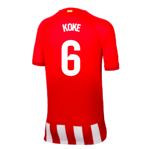 2023-2024 Atletico Madrid Home Shirt (Kids) (Koke 6)