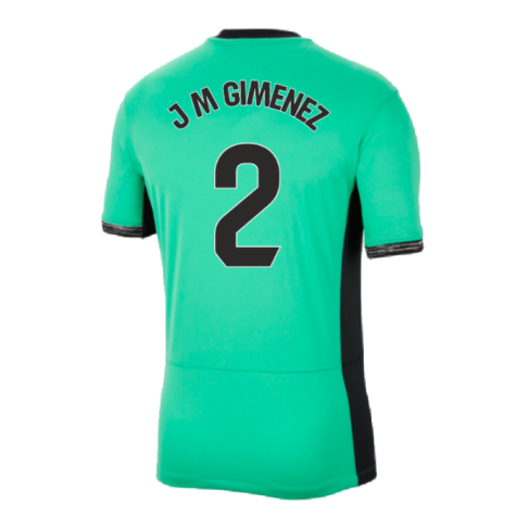 2023-2024 Atletico Madrid Third Shirt (J M Gimenez 2)