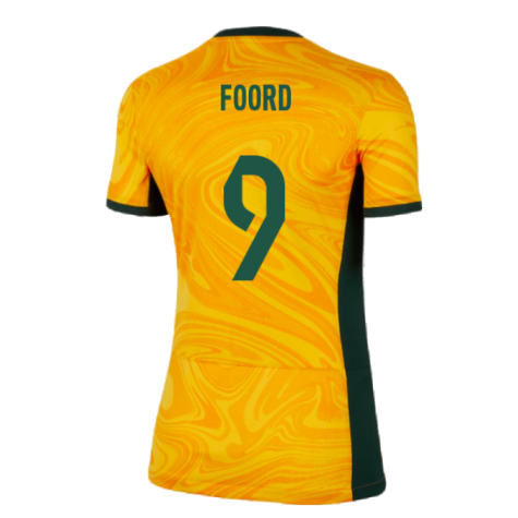 2023-2024 Australia WWC Home Shirt (Ladies) (Foord 9)