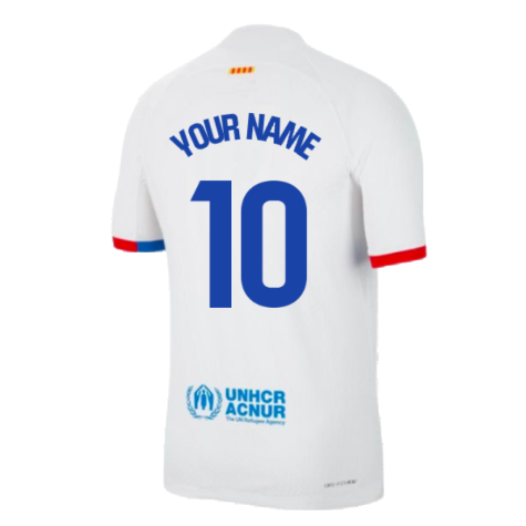 2023-2024 Barcelona Away Authentic Away Shirt (Your Name)