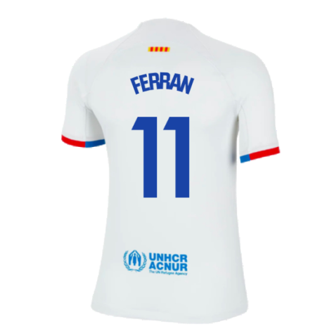 2023-2024 Barcelona Away Shirt (Kids) (Ferran 11)