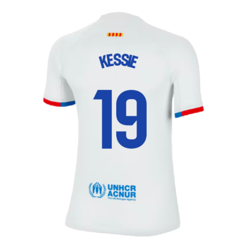 2023-2024 Barcelona Away Shirt (Ladies) (Kessie 19)