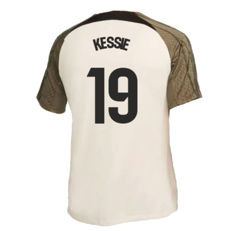 2023-2024 Barcelona Dri-Fit Strike Training Shirt (Grey) (Kessie 19)