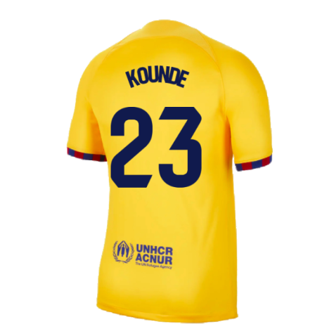 2023-2024 Barcelona Fourth Shirt (Kounde 23)