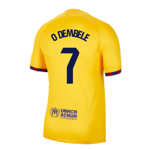 2023-2024 Barcelona Fourth Shirt (O Dembele 7)