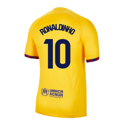 2023-2024 Barcelona Fourth Shirt (Ronaldinho 10)
