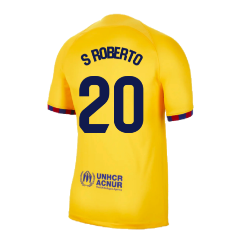 2023-2024 Barcelona Fourth Shirt (S Roberto 20)