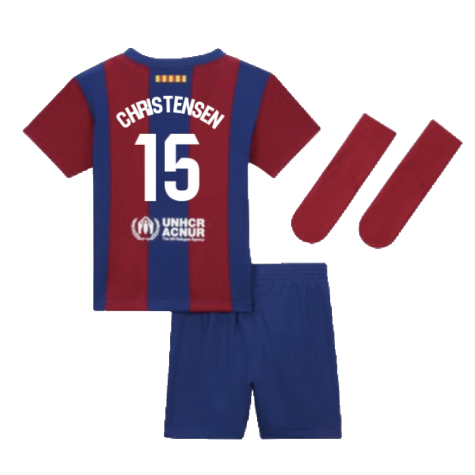 2023-2024 Barcelona Home Infant Baby Kit (Christensen 15)