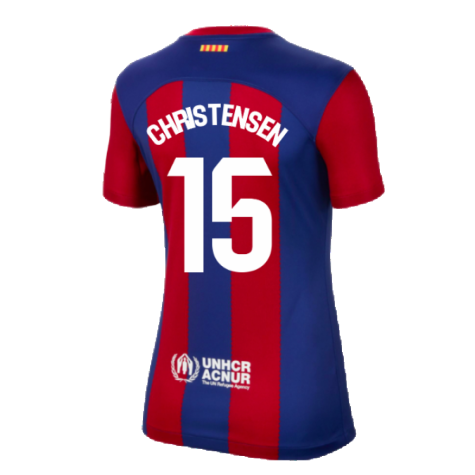 2023-2024 Barcelona Home Shirt (Ladies) (Christensen 15)