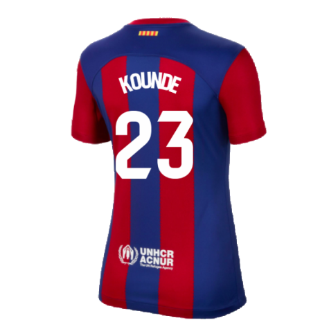 2023-2024 Barcelona Home Shirt (Ladies) (Kounde 23)