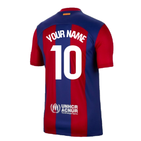 2023-2024 Barcelona Home Shirt (Your Name)