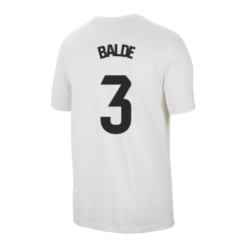 2023-2024 Barcelona Swoosh Club Tee (White) (Balde 3)