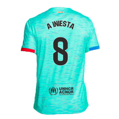 2023-2024 Barcelona Third Shirt (A Iniesta 8)