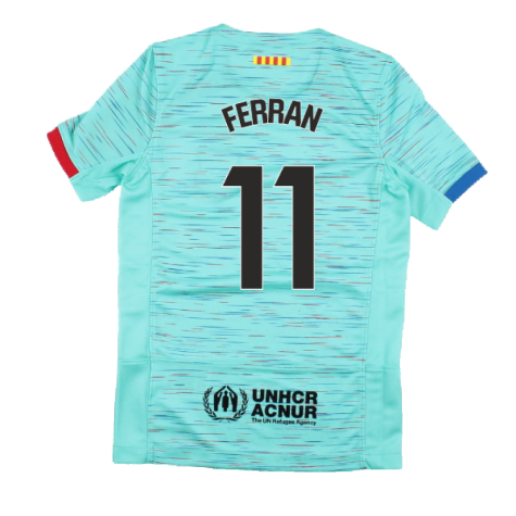 2023-2024 Barcelona Third Shirt (Kids) (Ferran 11)