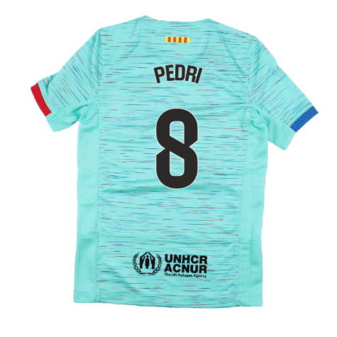 2023-2024 Barcelona Third Shirt (Kids) (Pedri 8)