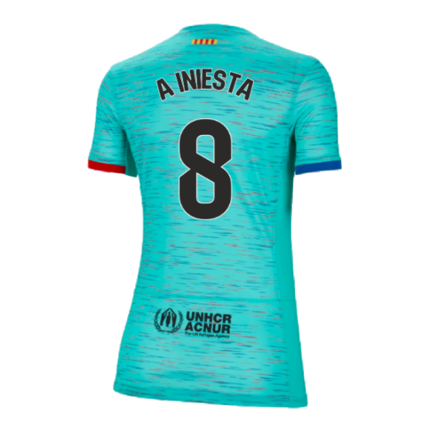 2023-2024 Barcelona Third Shirt (Ladies) (A Iniesta 8)