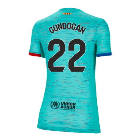 2023-2024 Barcelona Third Shirt (Ladies) (Gundogan 22)