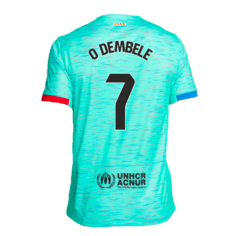 2023-2024 Barcelona Third Shirt (O Dembele 7)