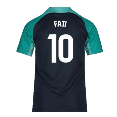 2023-2024 Barcelona Training Shirt (Thunder) - Kids (Fati 10)