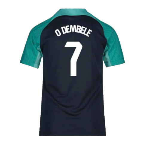 2023-2024 Barcelona Training Shirt (Thunder) - Kids (O Dembele 7)