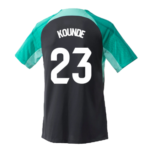 2023-2024 Barcelona Training Shirt (Thunder) (Kounde 23)