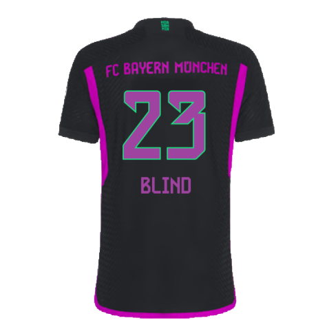 2023-2024 Bayern Munich Authentic Away Shirt (Blind 23)