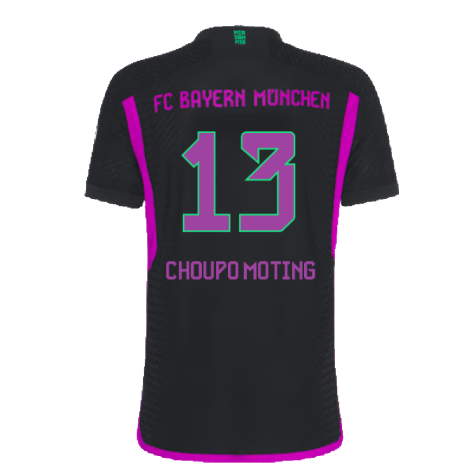 2023-2024 Bayern Munich Authentic Away Shirt (Choupo Moting 13)