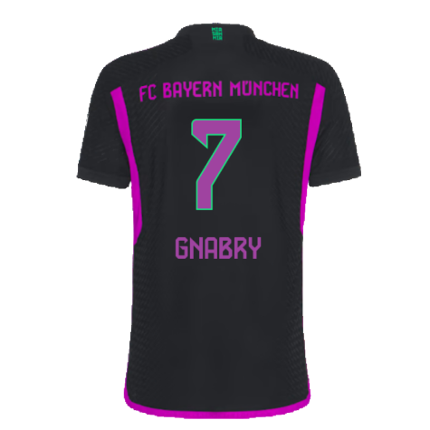 2023-2024 Bayern Munich Authentic Away Shirt (Gnabry 7)