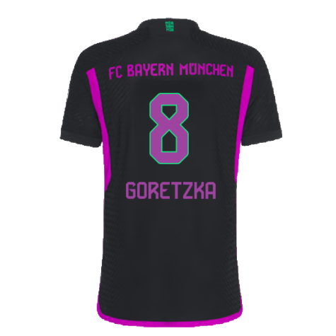 2023-2024 Bayern Munich Authentic Away Shirt (Goretzka 8)