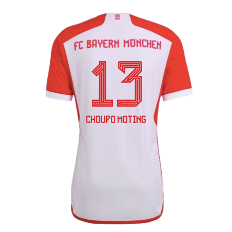 2023-2024 Bayern Munich Authentic Home Shirt (Choupo Moting 13)