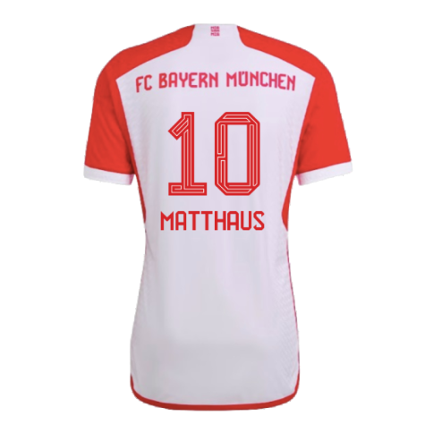 2023-2024 Bayern Munich Authentic Home Shirt (Matthaus 10)