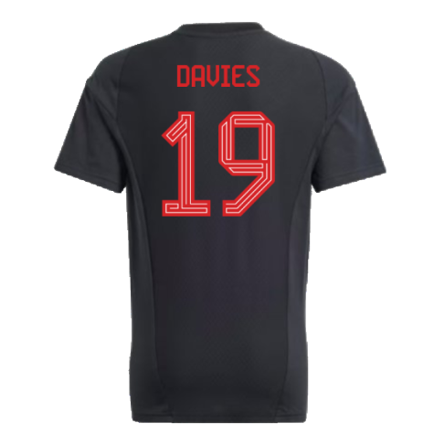 2023-2024 Bayern Munich Core Tee (Black) (Davies 19)