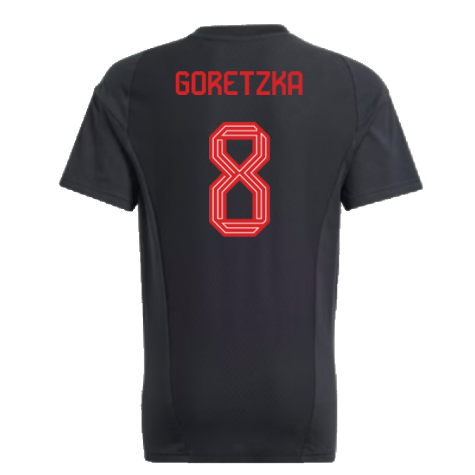 2023-2024 Bayern Munich Core Tee (Black) (Goretzka 8)