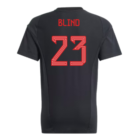 2023-2024 Bayern Munich Core Tee (Black) - Kids (Blind 23)