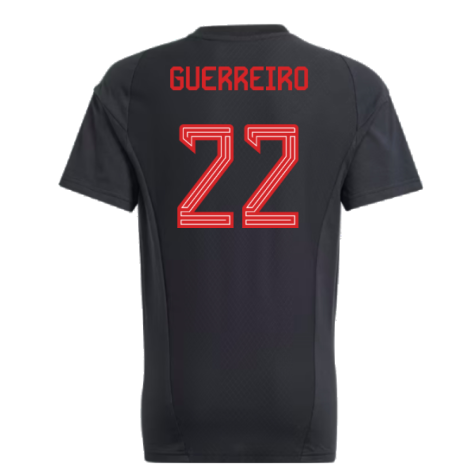 2023-2024 Bayern Munich Core Tee (Black) - Kids (Guerreiro 22)